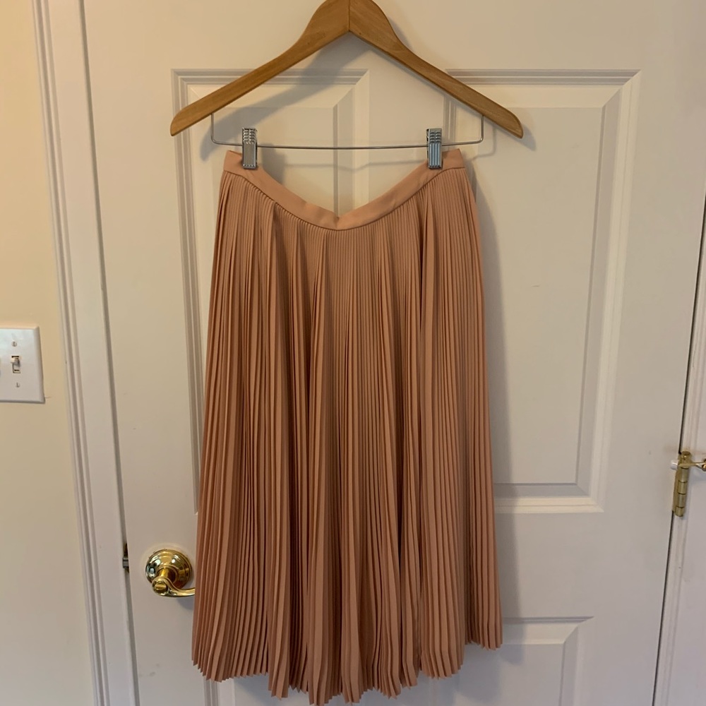 Jcrew Micro-pleated Skirt in dusty pink